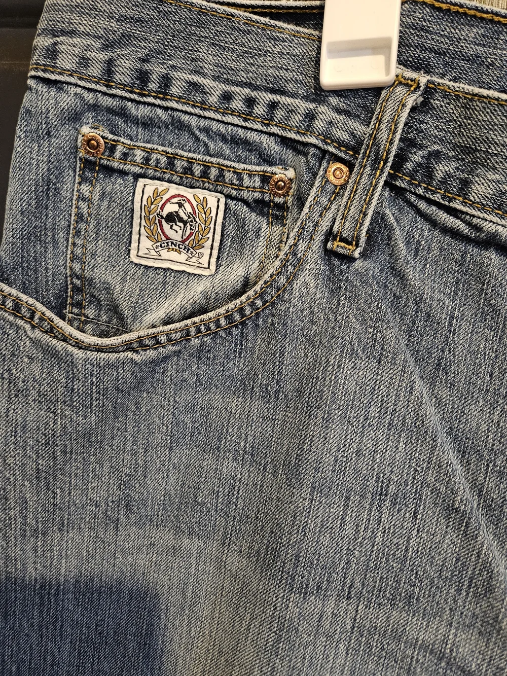 Men's Cinch Light Blue Straight Leg Jeans - 40x32